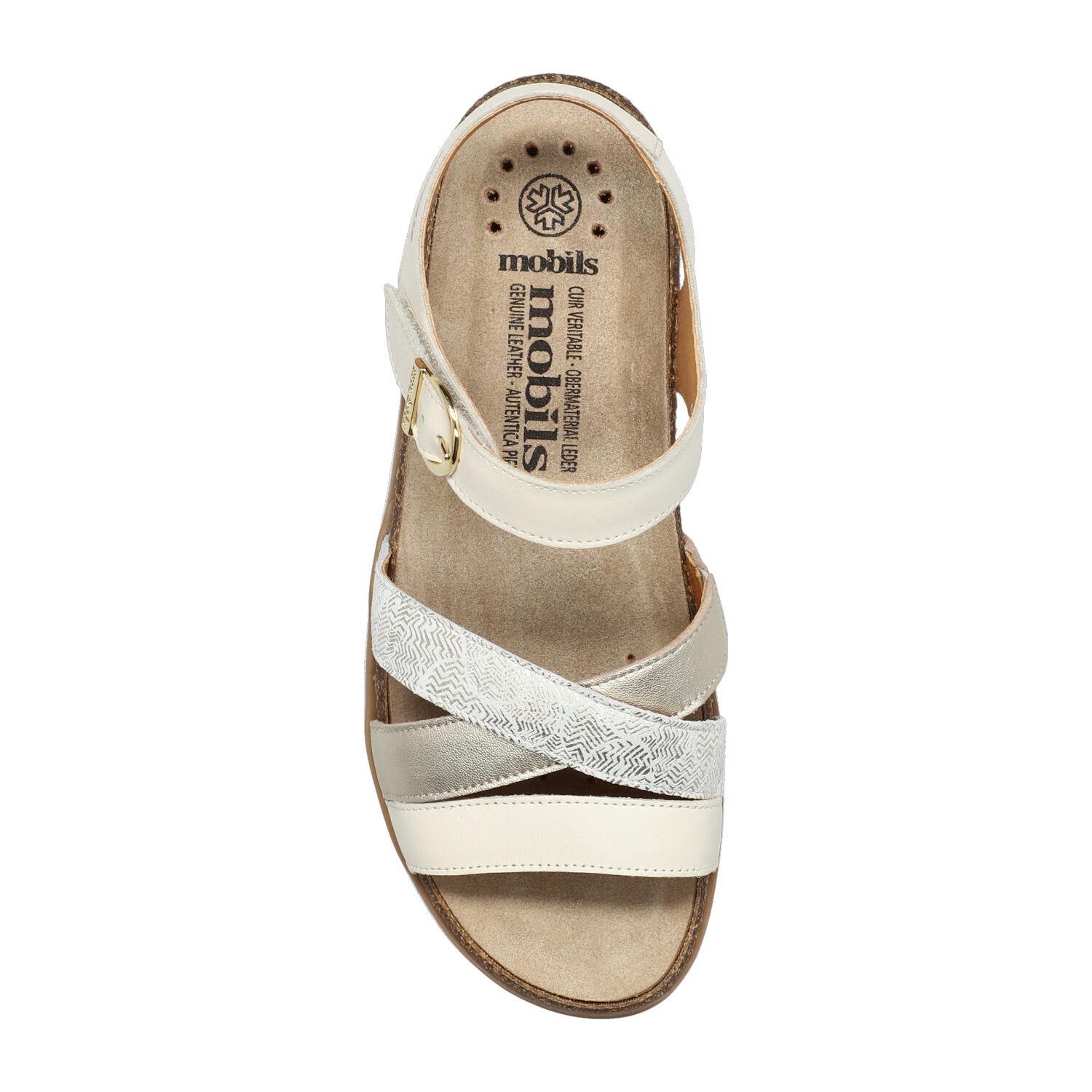 sandales femme modèle Thina blanc casse - Mephisto